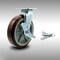 Service Caster 8 Inch SS Polyurethane Caster with Roller Bearing and Brake/Swivel Lock SCC SCC-SS30S820-PPUR-TLB-BSL - alternate 4